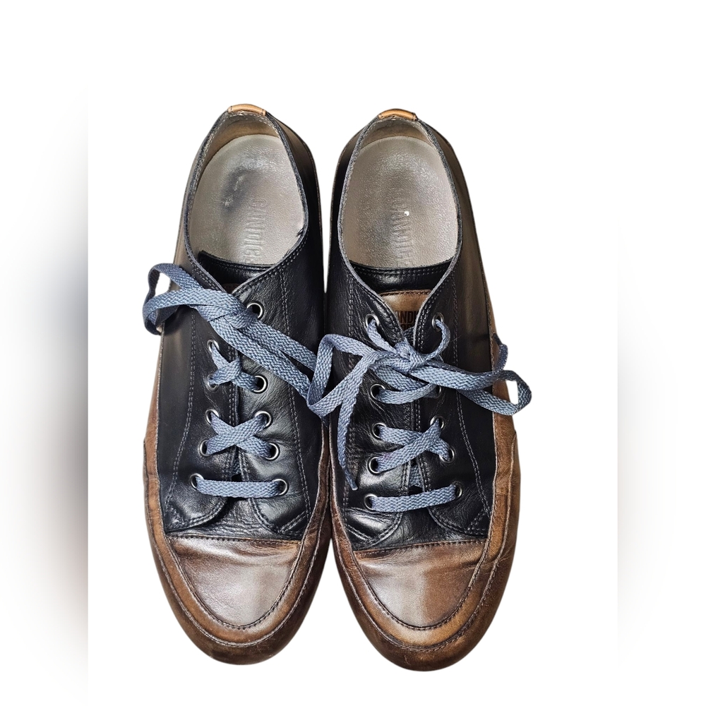 Candice Cooper Distressed Leather Sneakers Men's 8 (EU 41) - Vintage Italy